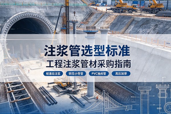 平房注浆管选型标准