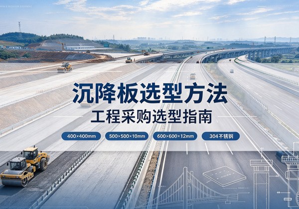 平房沉降板选择方法